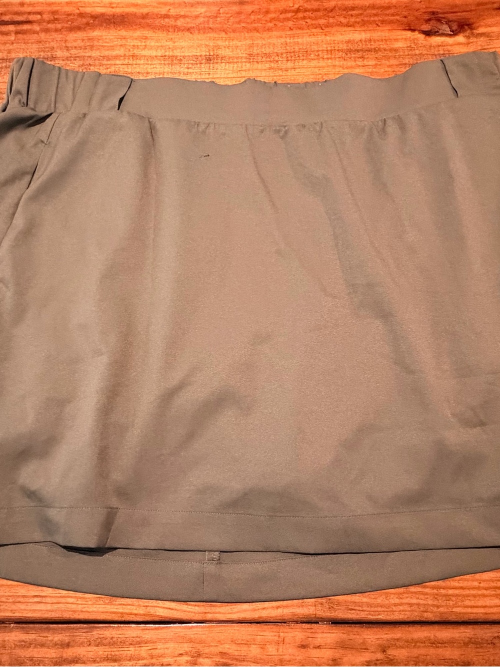 St. John's Bay Olive Green Skort with Elastic Waist
